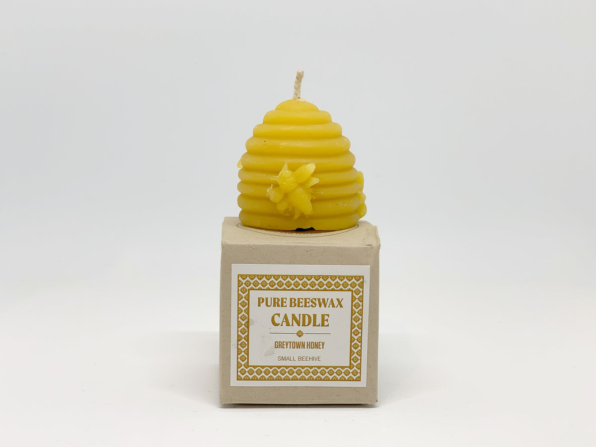 Small Beehive Beeswax Candle