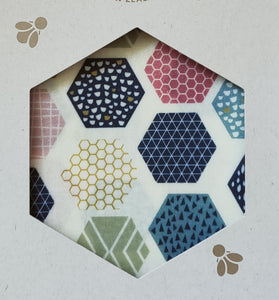 Honeycomb Print -  Beeswax Foodwraps